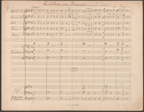 Bruckner - Libera me II - Score