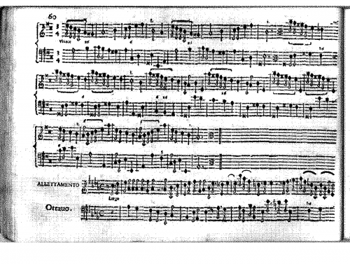 Valentini - Allettamento in A-flat major - Score