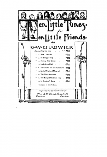 Chadwick - 10 Little Tunes for Ten Little Fingers - Score