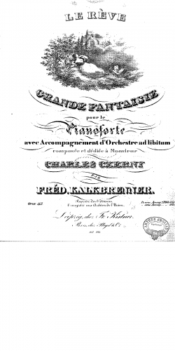 Kalkbrenner - Le Reve, Op. 113 - Score