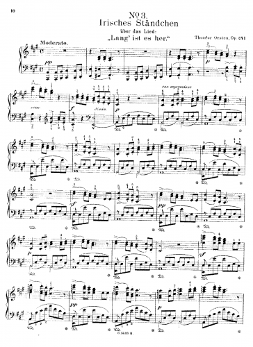Oesten - Irish Serenade, Op. 241 - Score