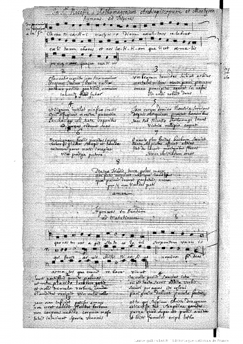 Charpentier - 3 hymnes à saint Nicaise, H.55-57 - Score
