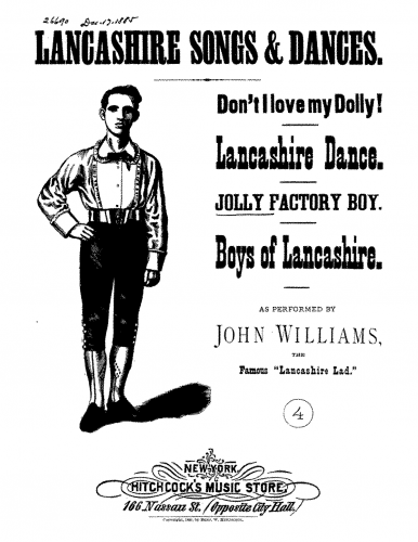Braham - 4 Lancashire Songs and Dances - Jolly Factory Boy.