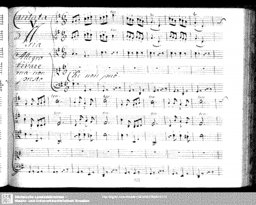 Ferrandini - Che non può - Score