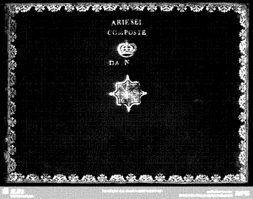 Walpurgis - 6 Arias for Soprano, strings and basso continuo - Score