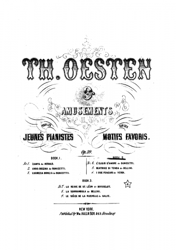 Oesten - 9 Amusements, Op. 39 - Book 2, No. 4-6