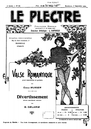 Munier - Valse Romantique - Score
