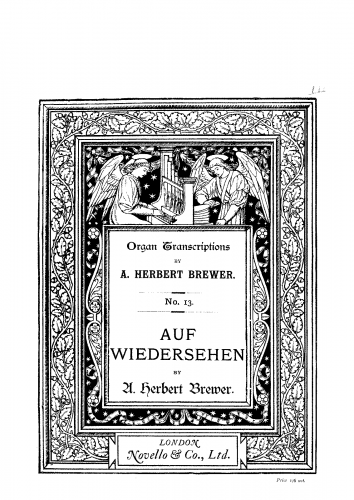 Brewer - Auf Wiedersehen - Score