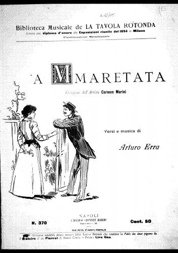 Erra - 'A mmaretata - Score
