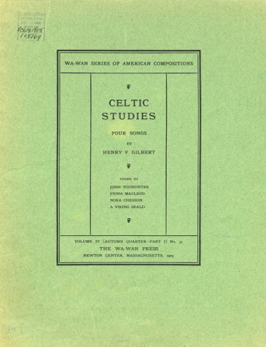 Gilbert - Celtic Studies - Score