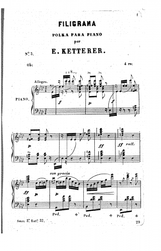 Ketterer - Filigrane-polka - Score
