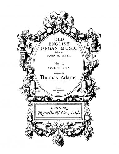 Adams I - Overture - Score
