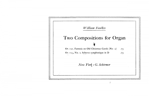 Faulkes - Scherzo symphonique, Op. 123 No. 2 - Score