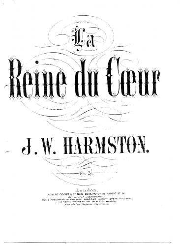 Harmston - La Reine du Coeur - Score