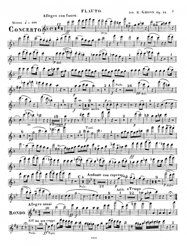 Gross - Cello Concerto, Op. 14