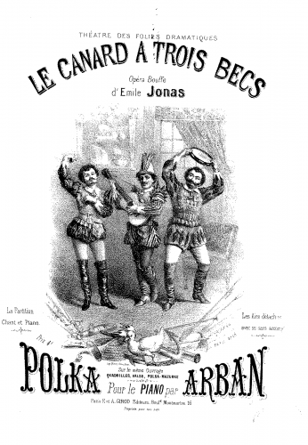 Arban - Polka sur 'Le canard Ã  trois becs' - Score