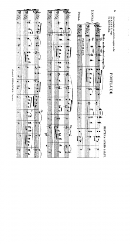 Luard-Selby - Postlude - Score