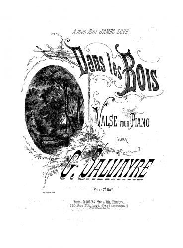 Salvayre - Dans les bois - Score