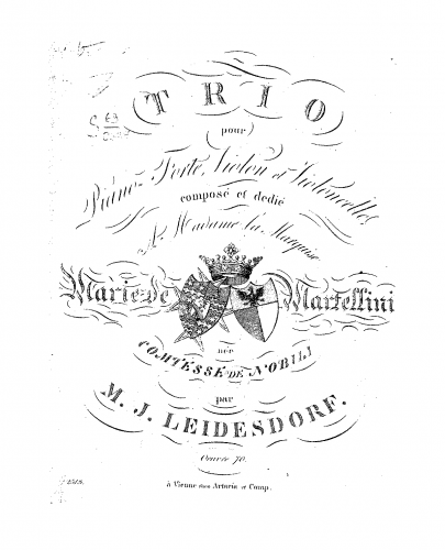 Leidesdorf - Piano Trio