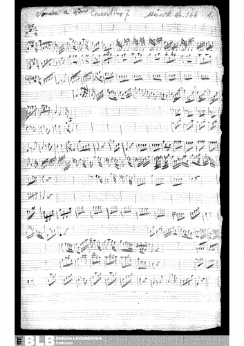 Molter - Concertino for Viola da gamba, Violin and Viola in A major