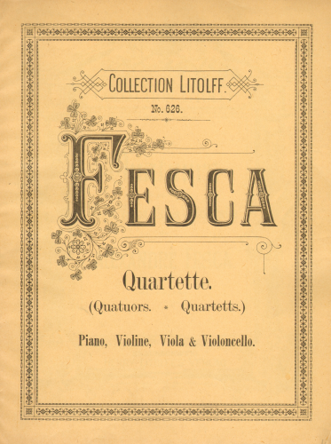 Fesca - Piano Quartet No. 2, Op. 28