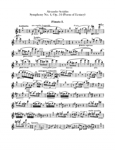 Scriabin - Symphony No. 4, Op. 54
