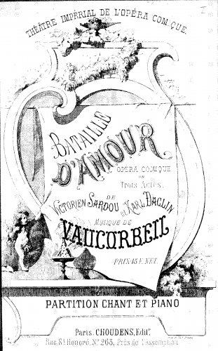 Vaucorbeil - Bataille d'amour - Vocal Score - Score
