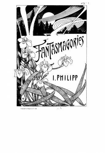 Philipp - Fantasmagories - Piano Score - Score
