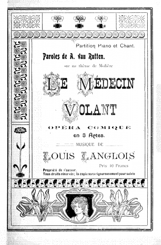 Langlois - Le médecin volant - Vocal Score - Score