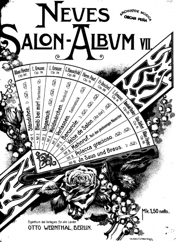 Förster - Serenade, Op. 82 - Score