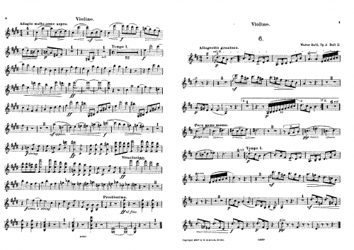 Rabl - Fantasiestücke, Op. 2 - Score