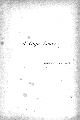 Giordano - Andrea Chénier - Vocal Score French - Score