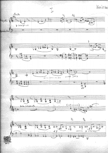 Hermann - Kompoziciò hegedure és gordonkàra - Score