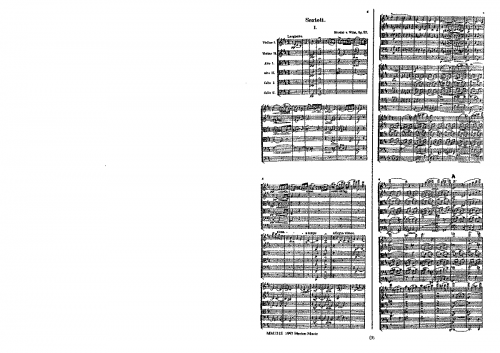 Wilm - String Sextet - Score
