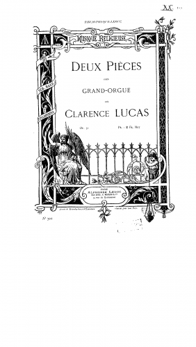 Lucas - 2 Pieces for Organ - Score