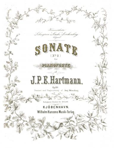 Hartmann - Piano Sonata No. 3 in A minor, Op. 80 - Score