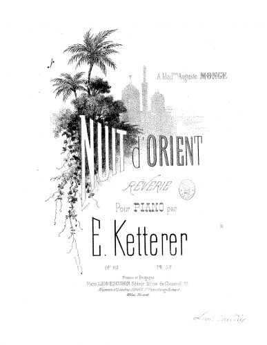 Ketterer - Nuit d'Orient - Score