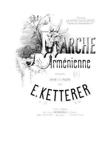 Ketterer - Marche arménienne - Score