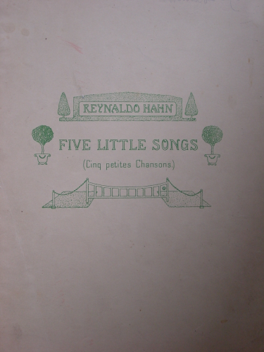 Hahn - 5 Little Songs - Score