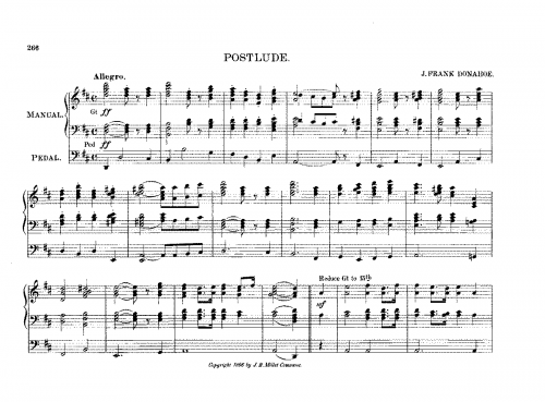 Donahoe - Postlude - Score