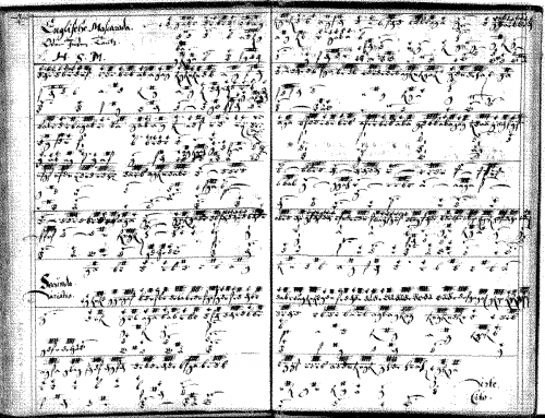 Scheidemann - English Masquerade or Jew's Dance - Score