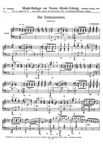 Chaminade - Callirhoë, Op. 37 - Suite de piano For Piano solo (Composer) - 3. Pas des écharpes (Scarf Dance)