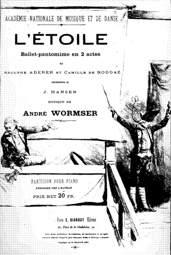 Wormser - L'étoile - Score