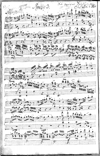 Bach - Rondo in F major, Wq.57/5 (H.266) - Score
