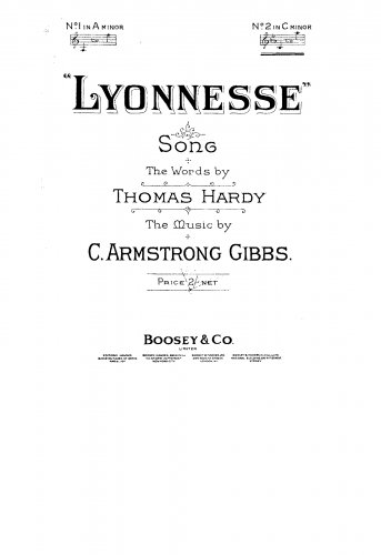 Gibbs - Lyonnesse - Version for Voice type No. 2 in C minor - Risoluto alla marcia