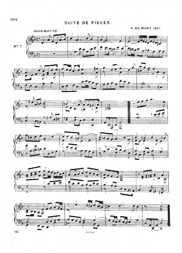 Dumont - Meslanges - Score