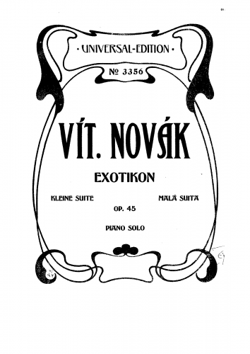 Novák - Exotikon - Score
