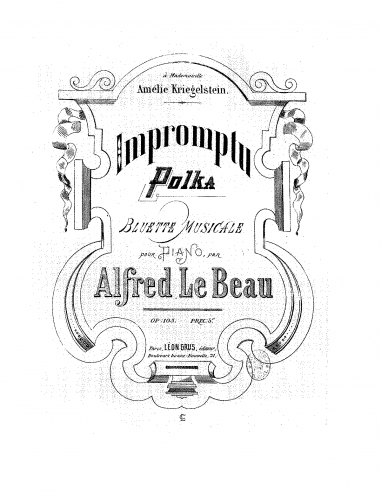 Lebeau - Impromptu-polka - Score