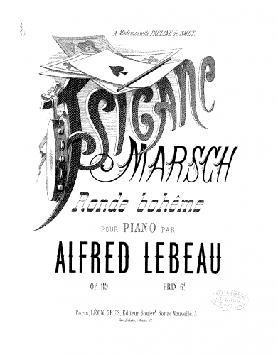 Lebeau - Tzigane-Marsch - Score