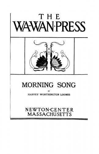 Loomis - Morning song - Score